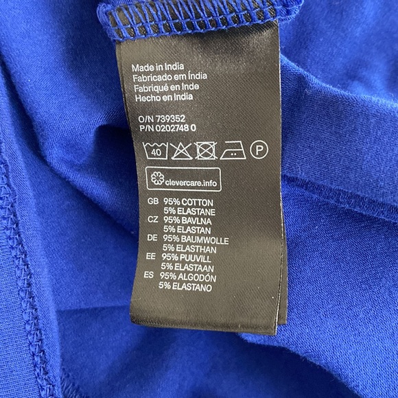 💙 H&M Divided - Blue Crop Top Tee - Small - Picture 5 of 5